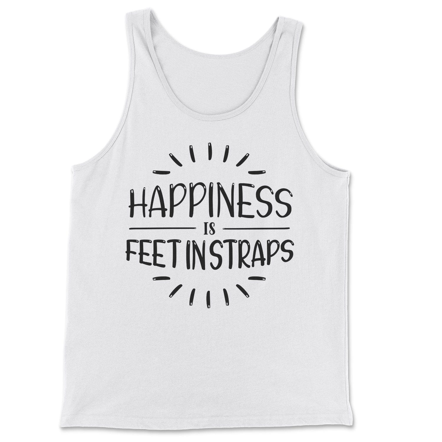 "Happiness is Feet in Straps" - Classic Tank Skyba Print Material