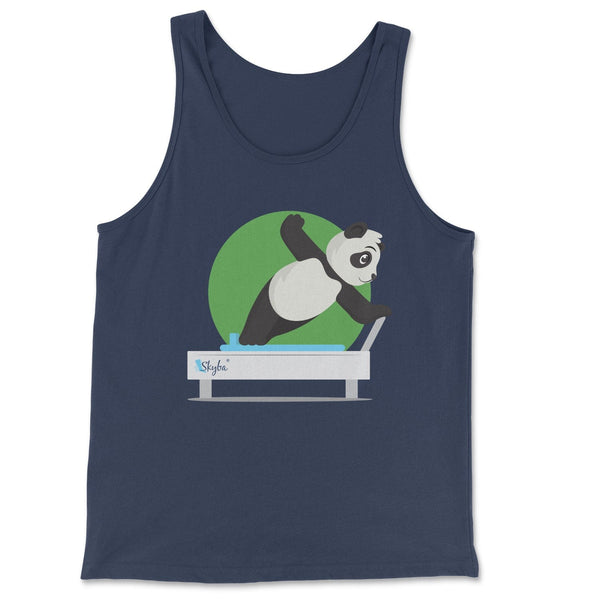 Panda Side Plank - Classic Tank Skyba Print Material