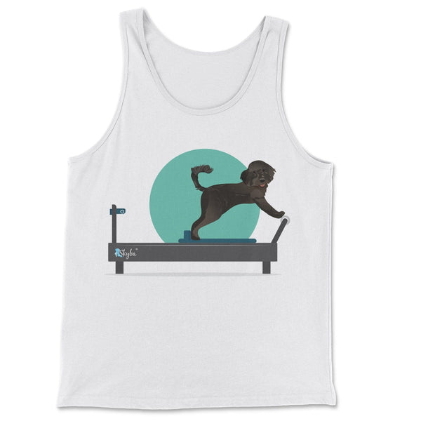 Black Doodle on Reformer - Classic Tank Skyba Print Material