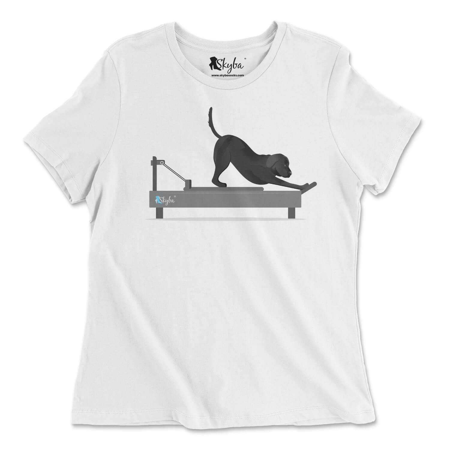 Black Lab on Reformer - Classic Tee Skyba T-Shirt