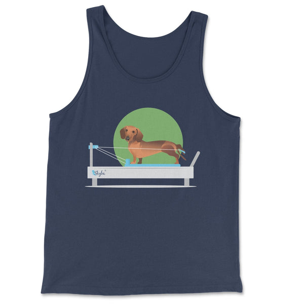 Dachshund on the Reformer - Classic Tank Skyba Print Material