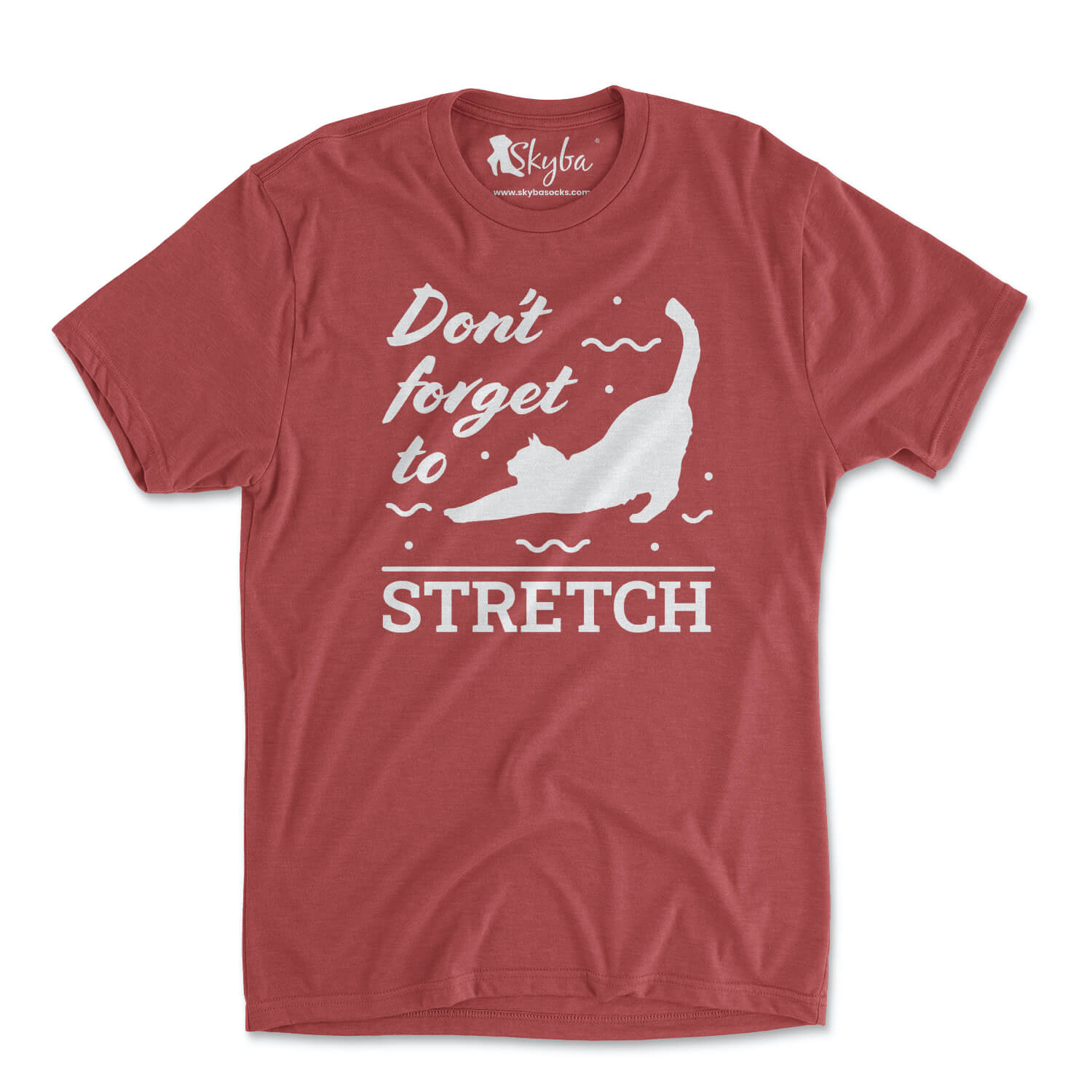 Don't Forget to Stretch - Tri Blend Tee Skyba Tri-Blend Tee