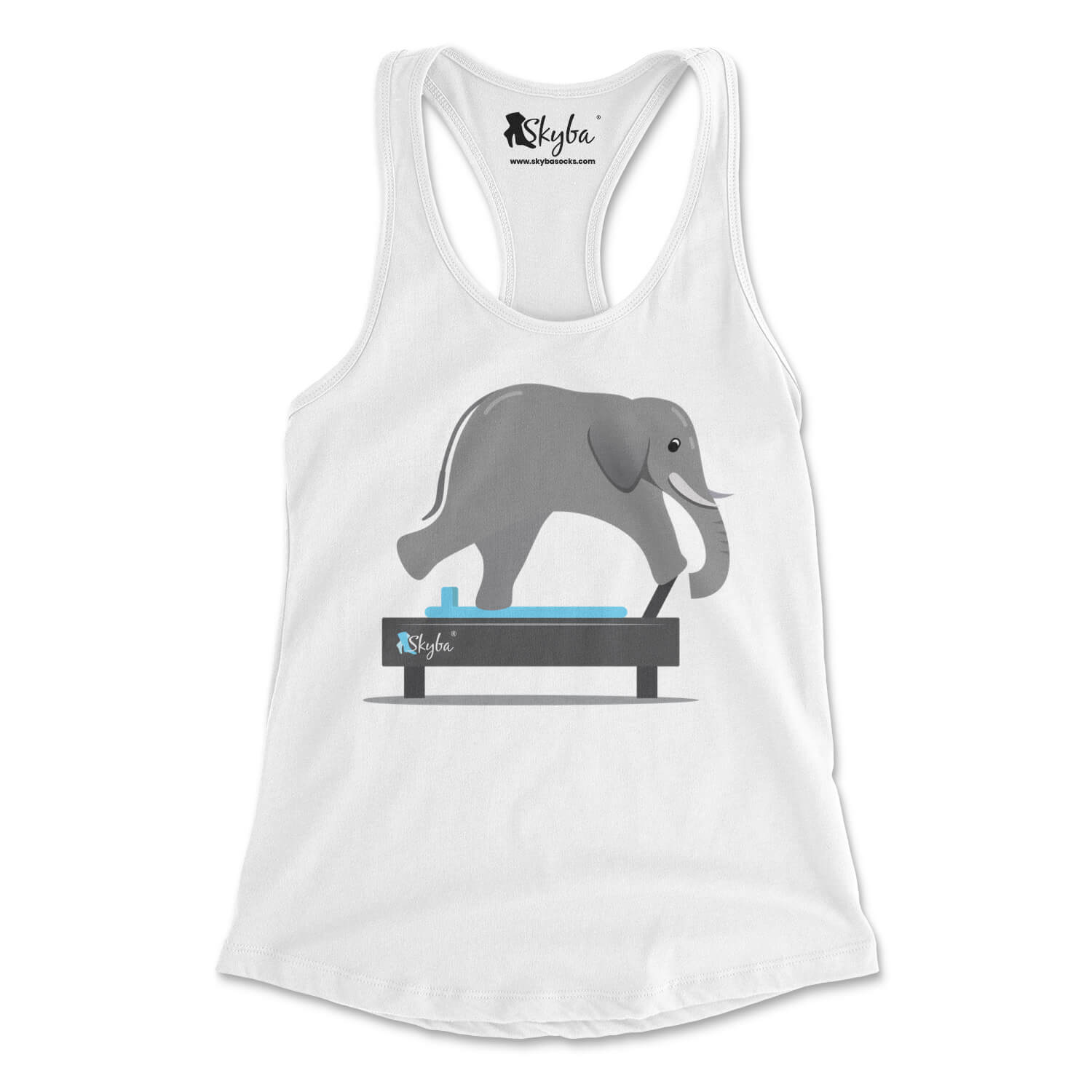 Elephant on Reformer - Women's Slim Fit Tank Skyba Tank Top