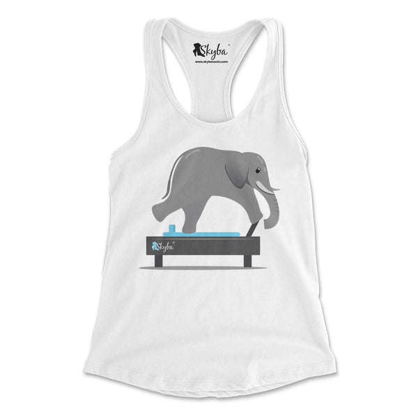 Elephant on Reformer - Women's Slim Fit Tank Skyba Tank Top