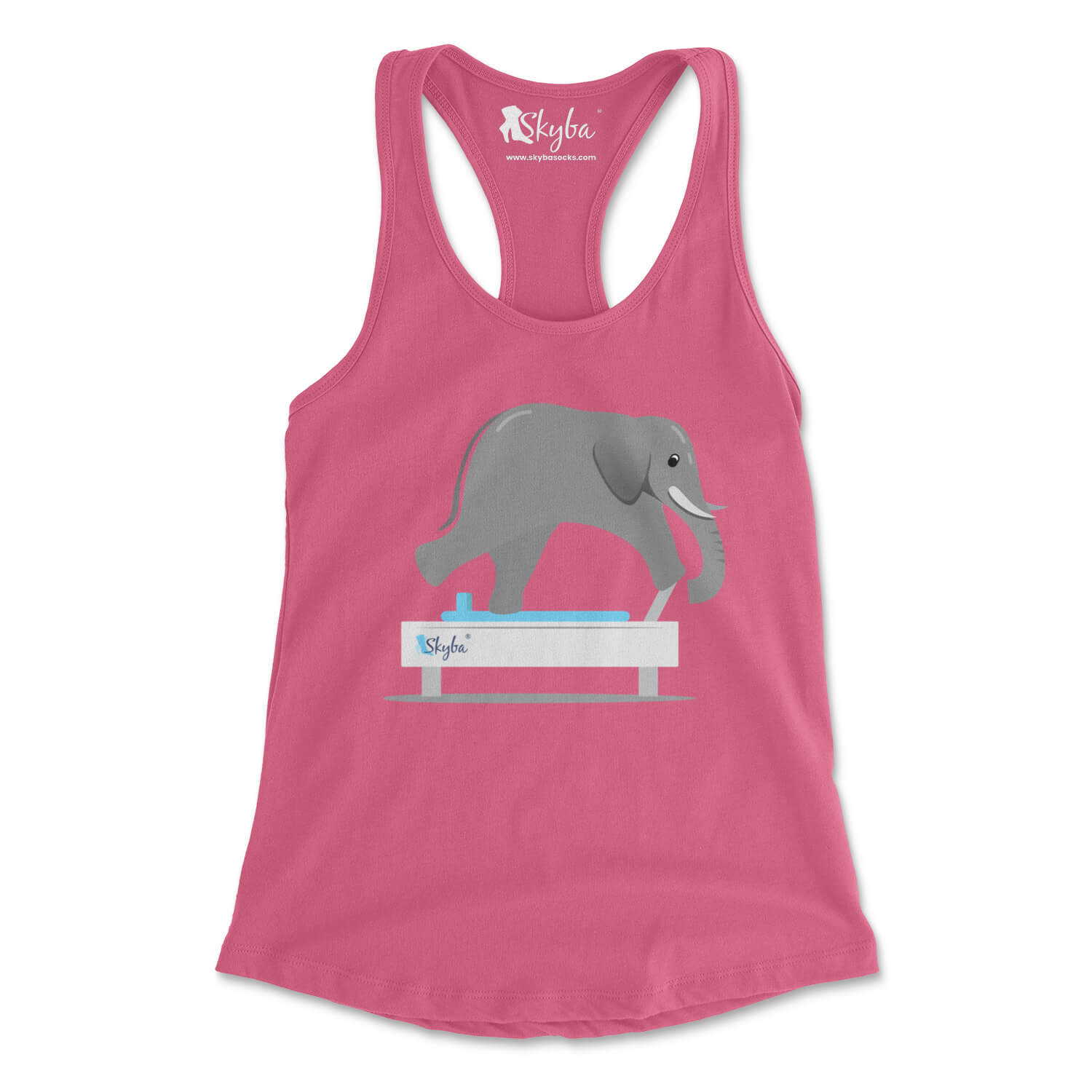Elephant on Reformer - Women's Slim Fit Tank Skyba Tank Top
