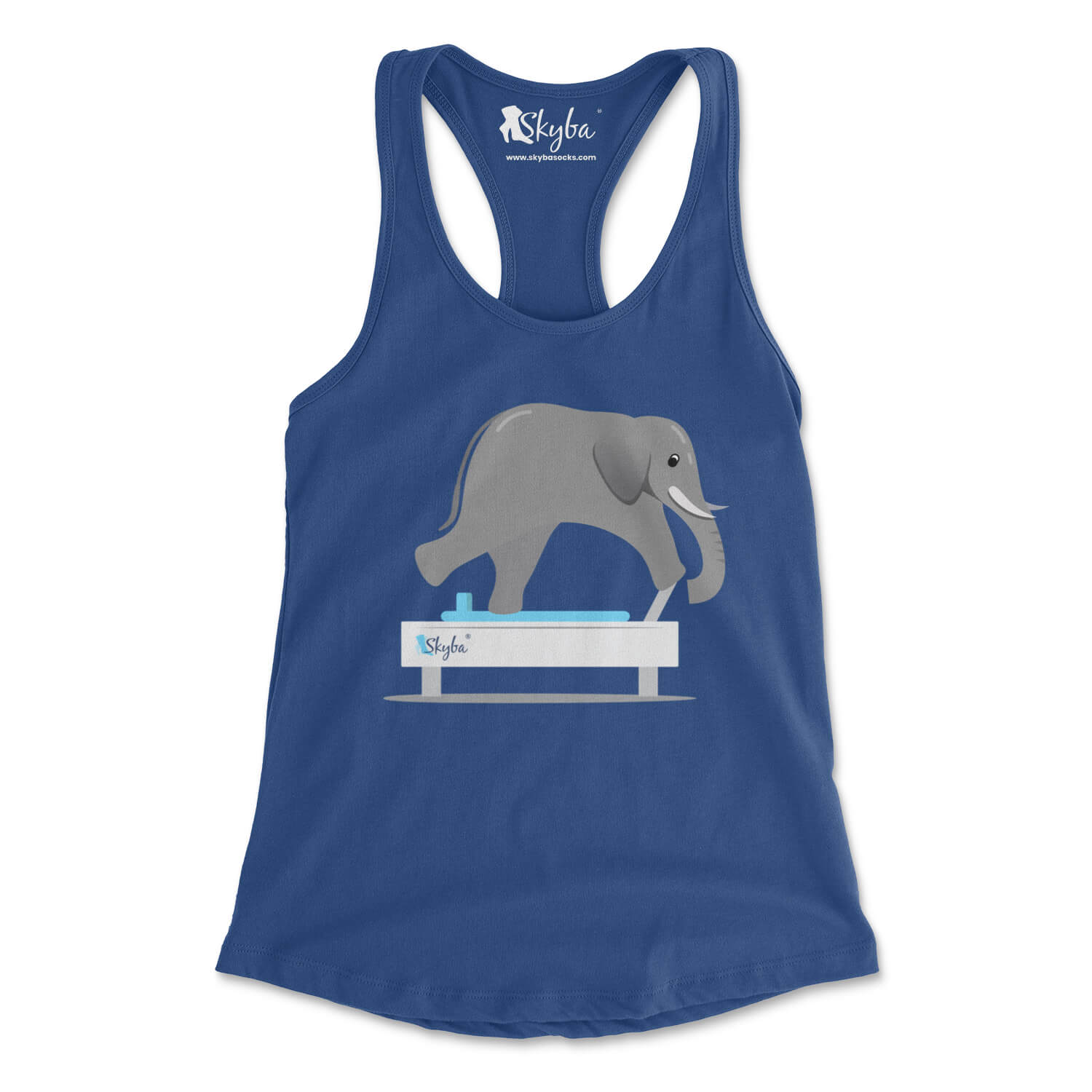 Elephant on Reformer - Women's Slim Fit Tank Skyba Tank Top