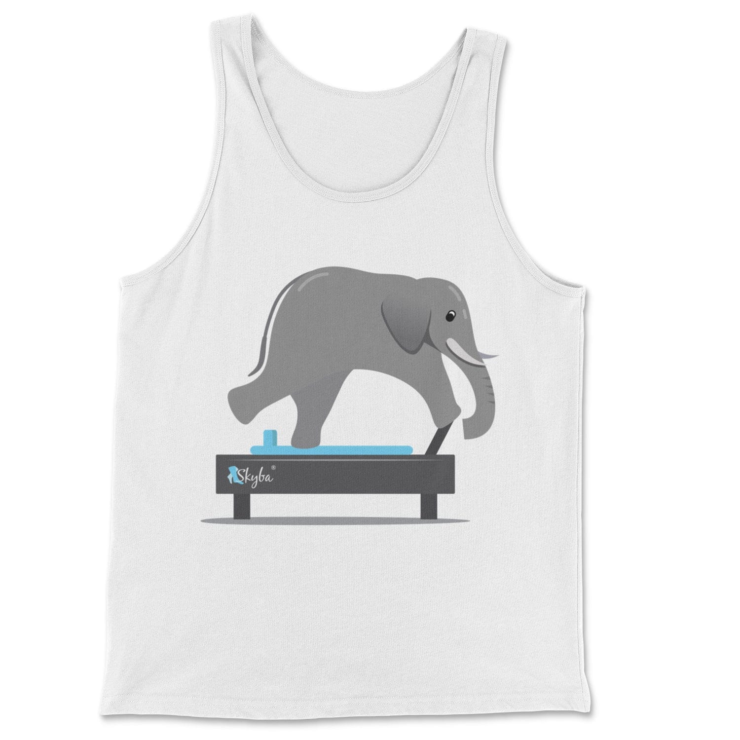 Elephant on the Reformer - Classic Tank Skyba Print Material