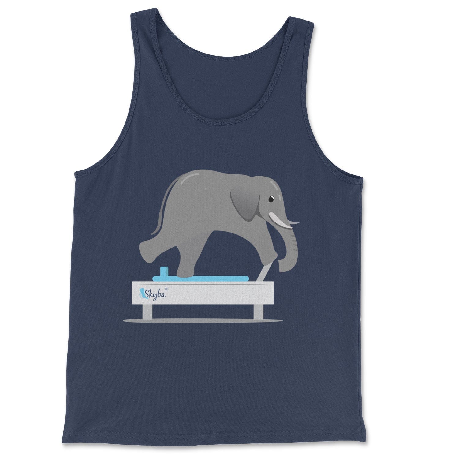 Elephant on the Reformer - Classic Tank Skyba Print Material