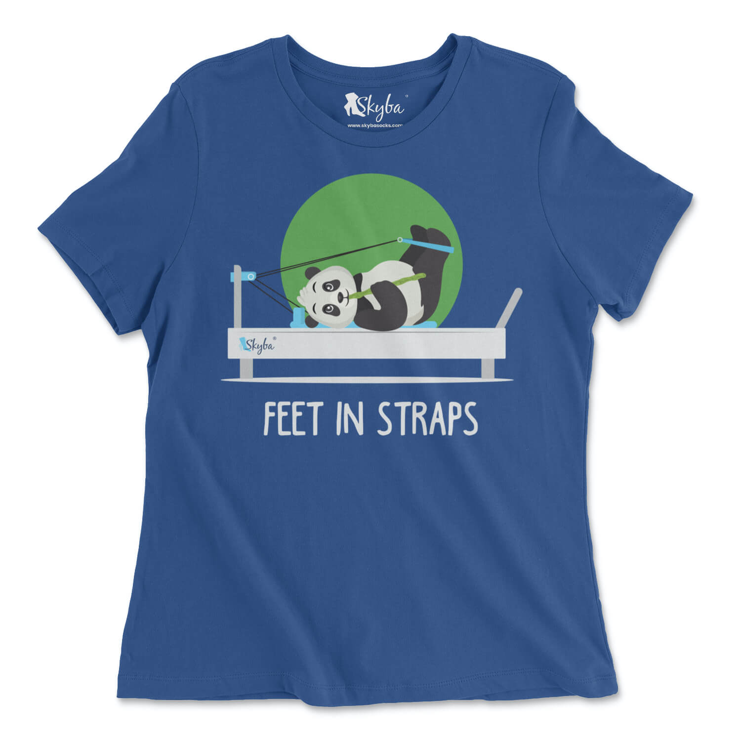 "Feet in Straps" Panda on Reformer - Classic Tee Skyba T-Shirt