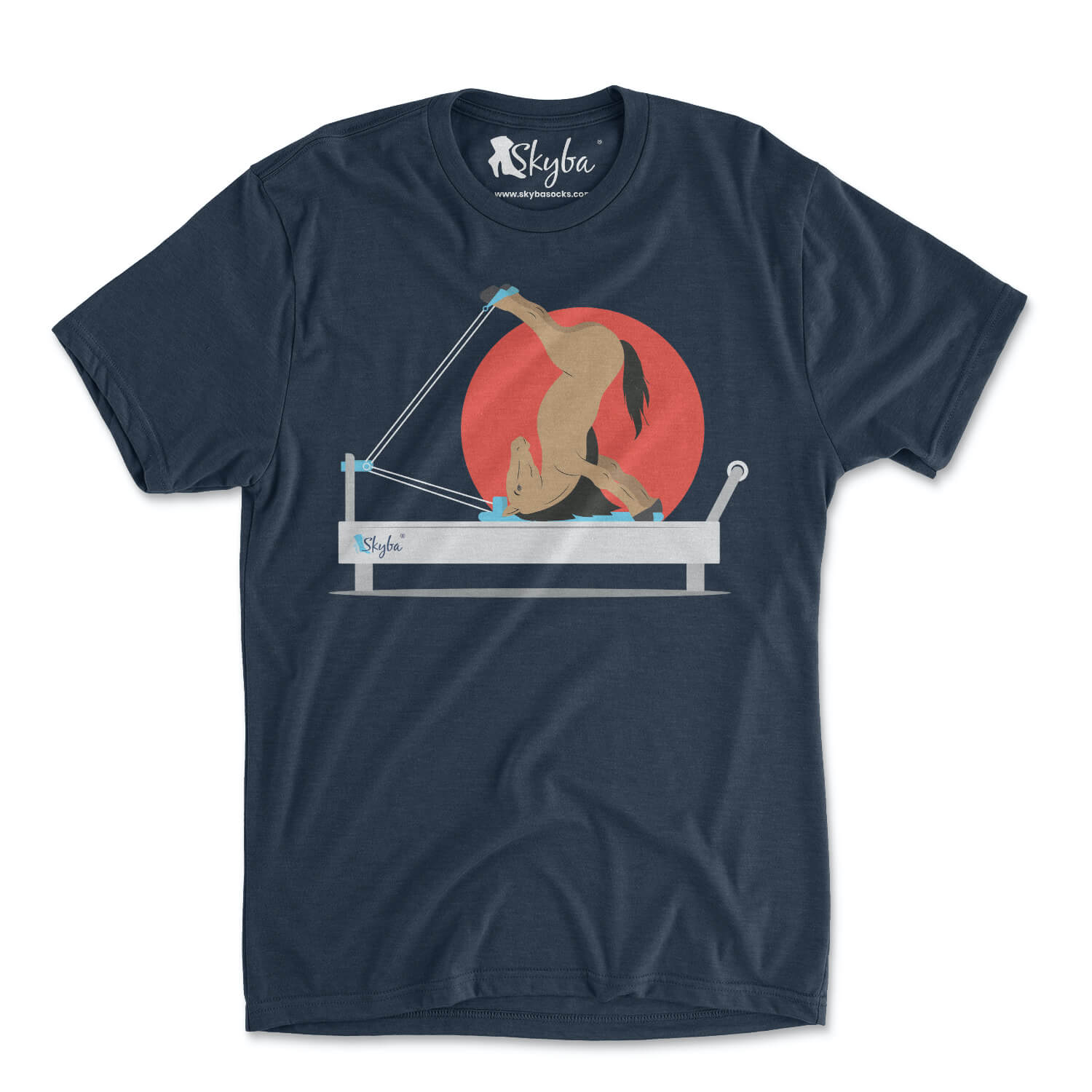 Flexible Horse on Reformer - Tri Blend Tee Skyba Tri-Blend Tee