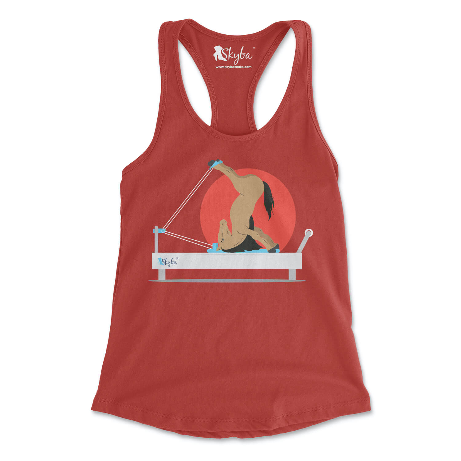 Flexible Horse on Reformer - Women's Slim Fit Tank Skyba Tank Top