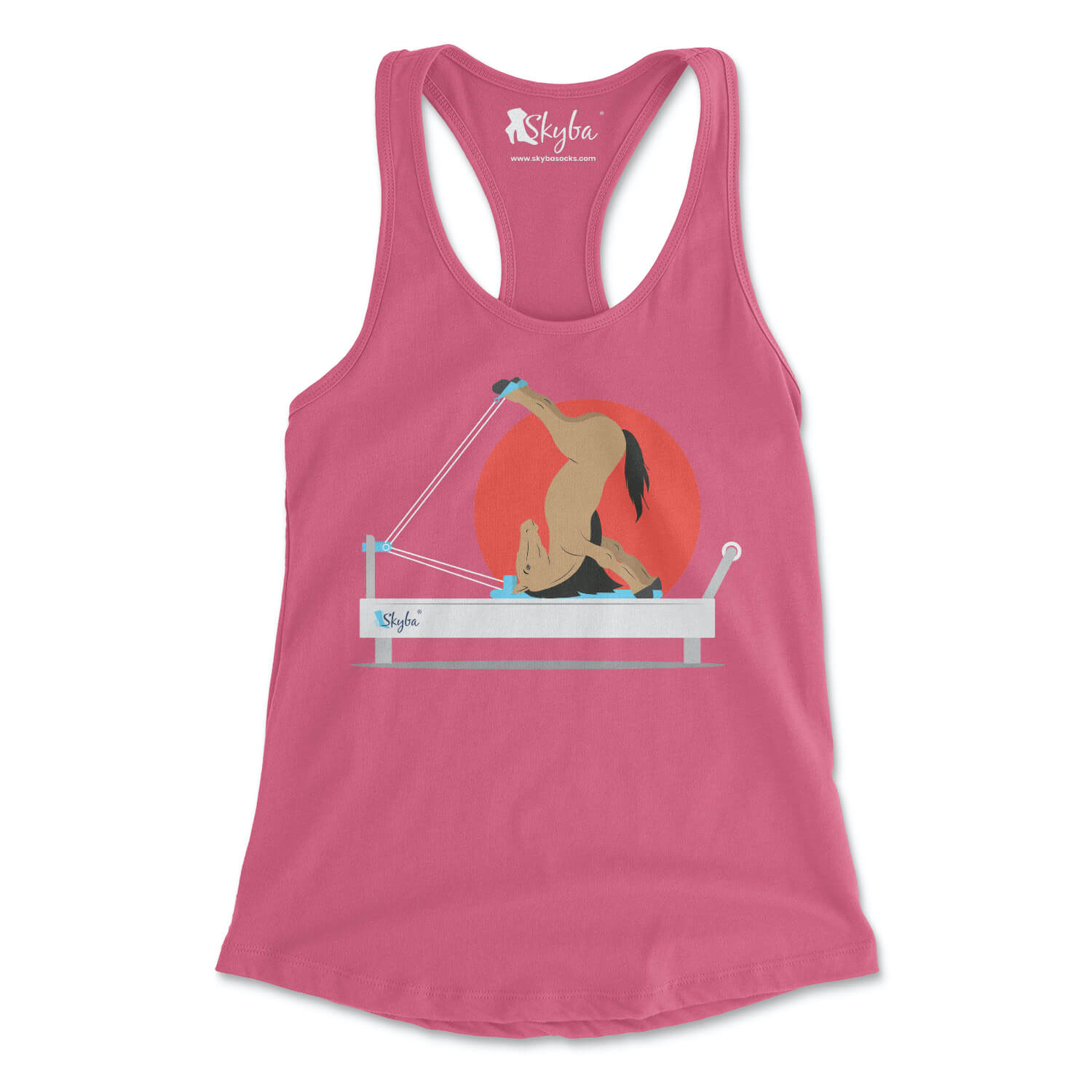 Flexible Horse on Reformer - Women's Slim Fit Tank Skyba Tank Top