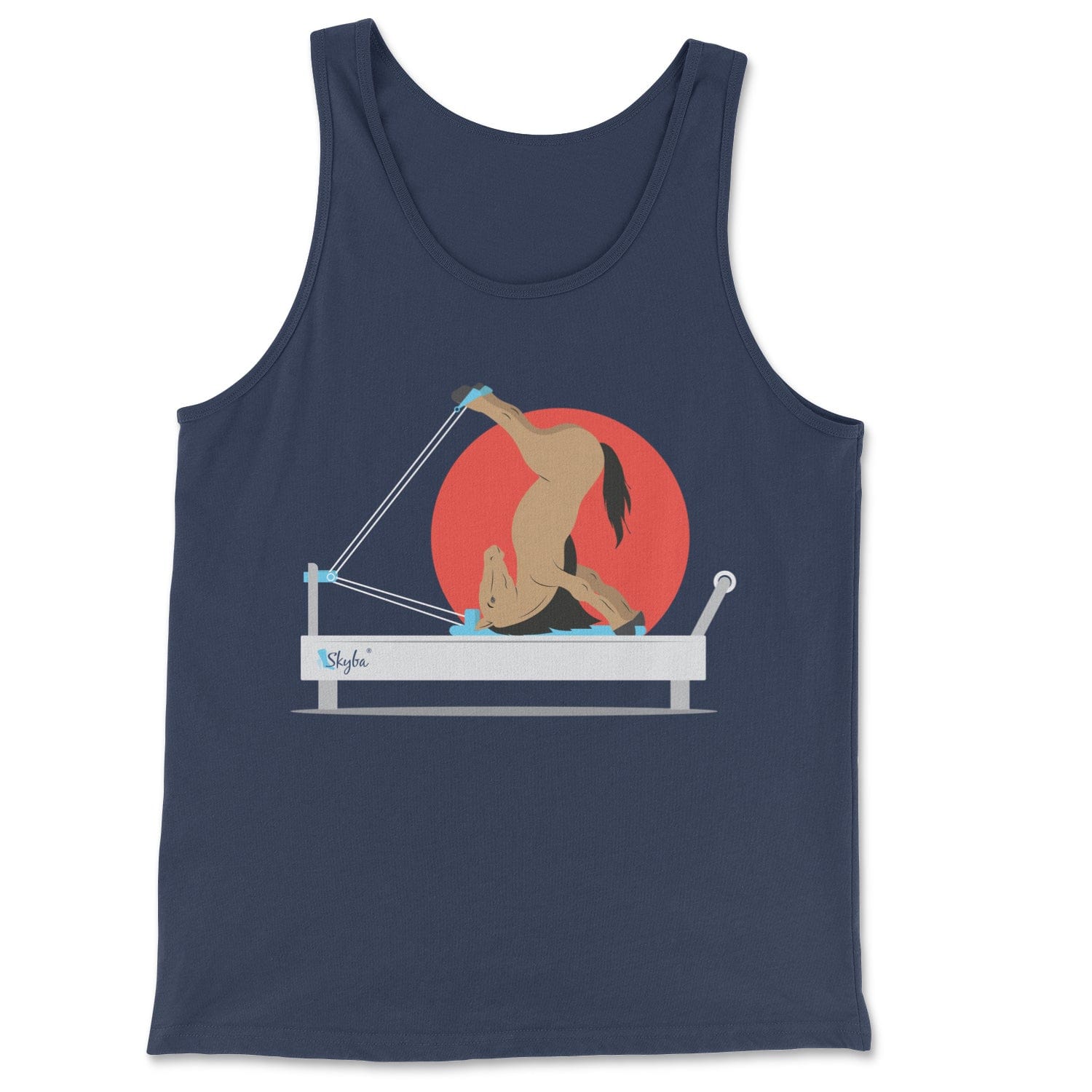 Flexible Horse on the Reformer - Classic Tank Skyba Print Material