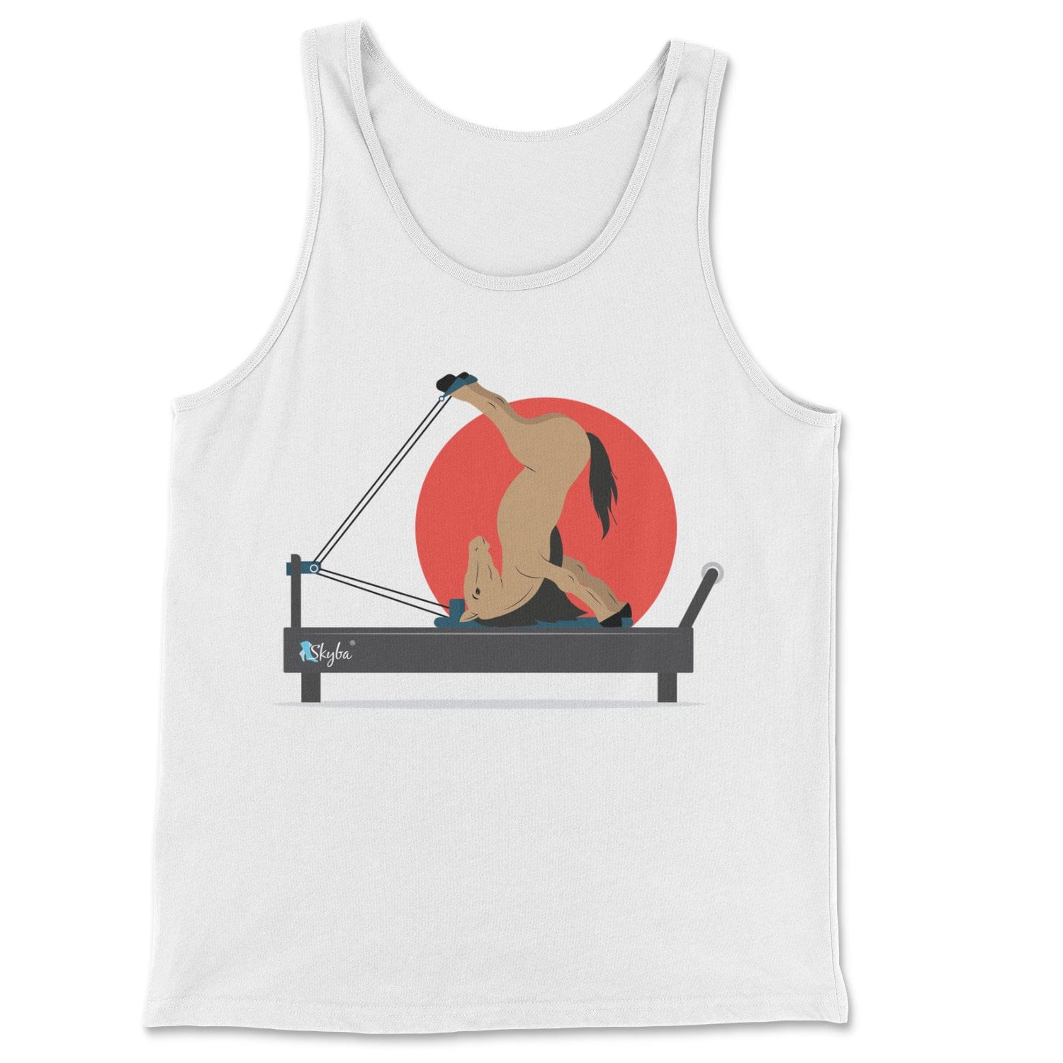 Flexible Horse on the Reformer - Classic Tank Skyba Print Material