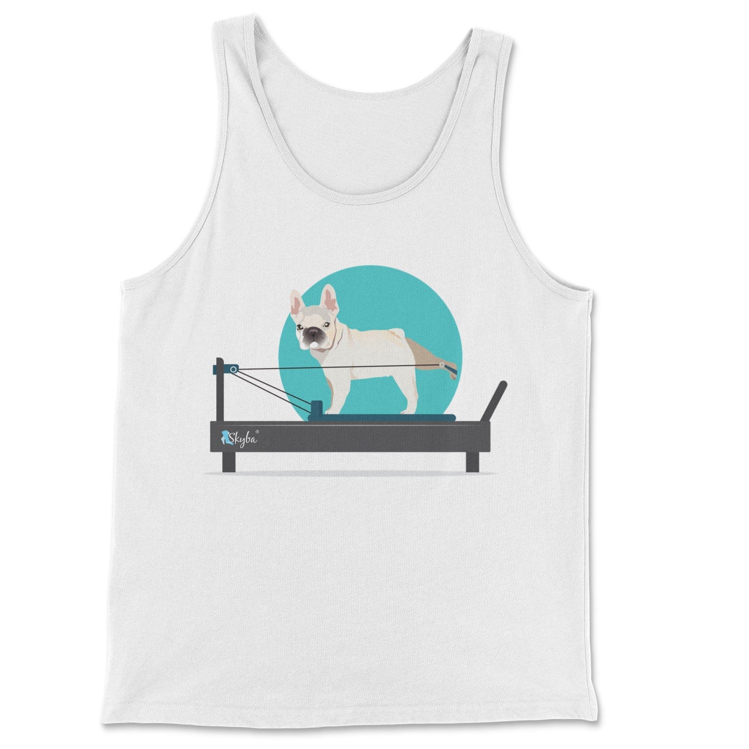 French Bulldog on the Reformer - Classic Tank Skyba Print Material