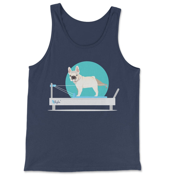 French Bulldog on the Reformer - Classic Tank Skyba Print Material