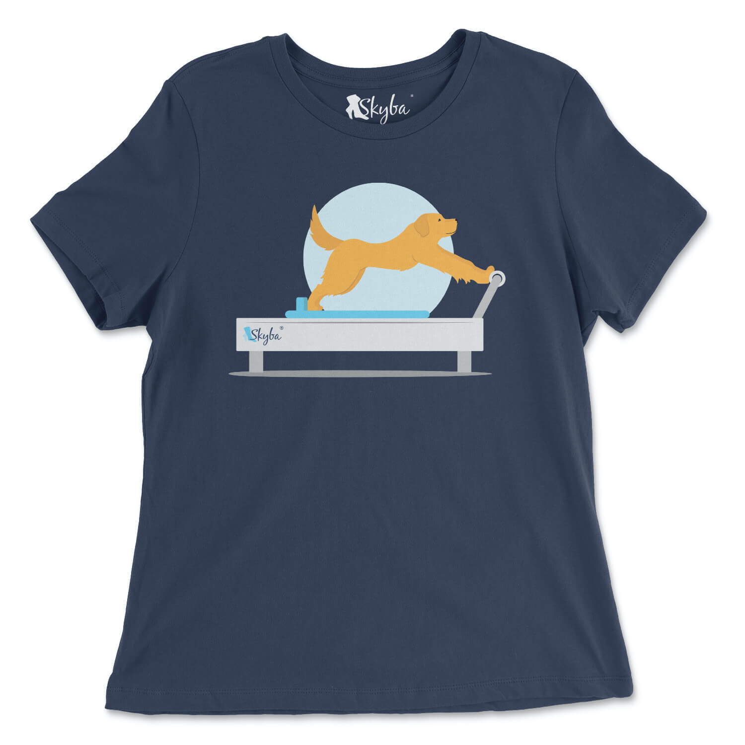 Golden Retriever on Reformer - Classic Tee Skyba T-Shirt