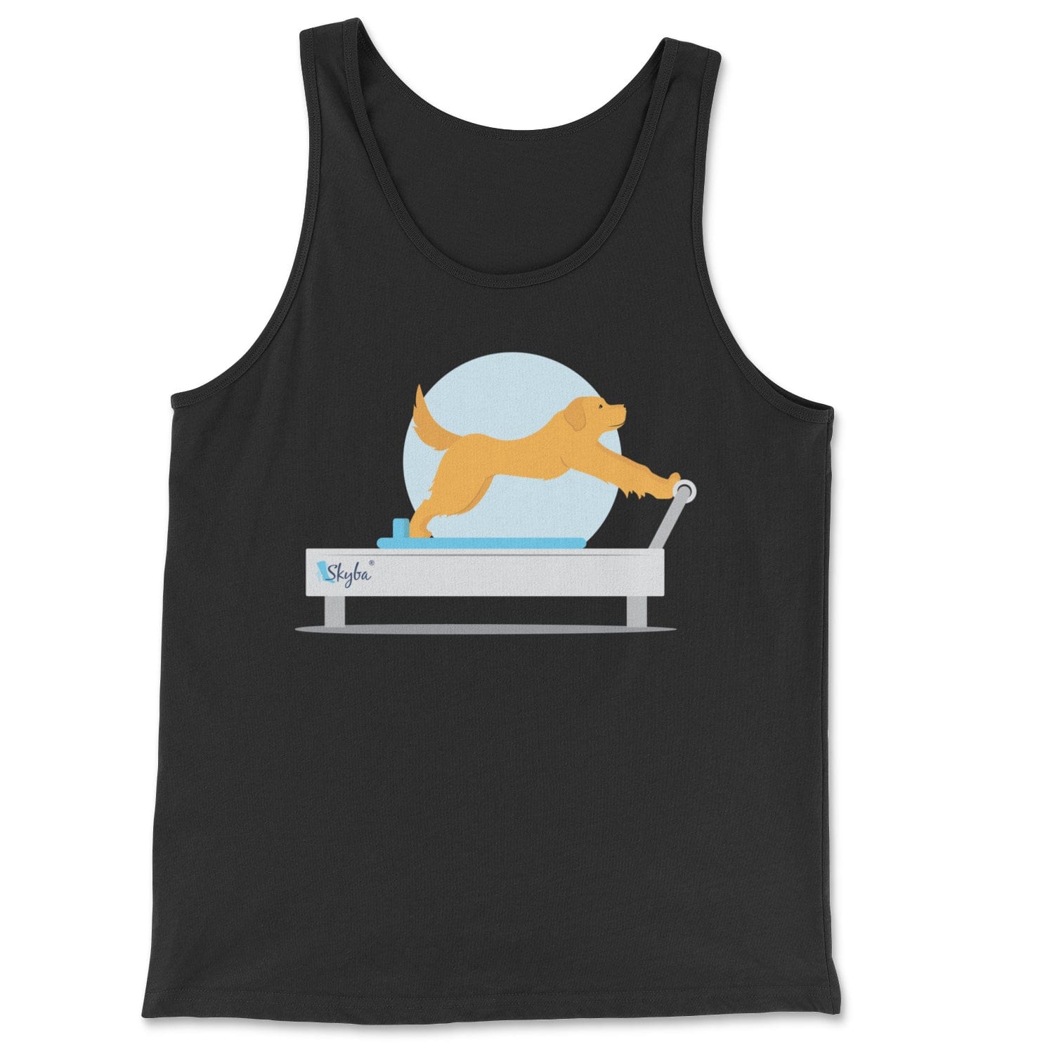 Golden Retriever on the Reformer - Classic Tank Skyba Print Material