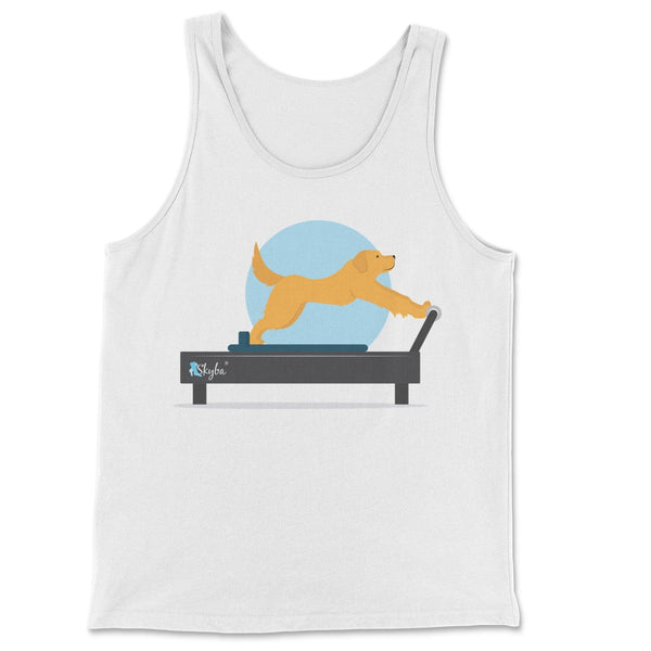 Golden Retriever on the Reformer - Classic Tank Skyba Print Material