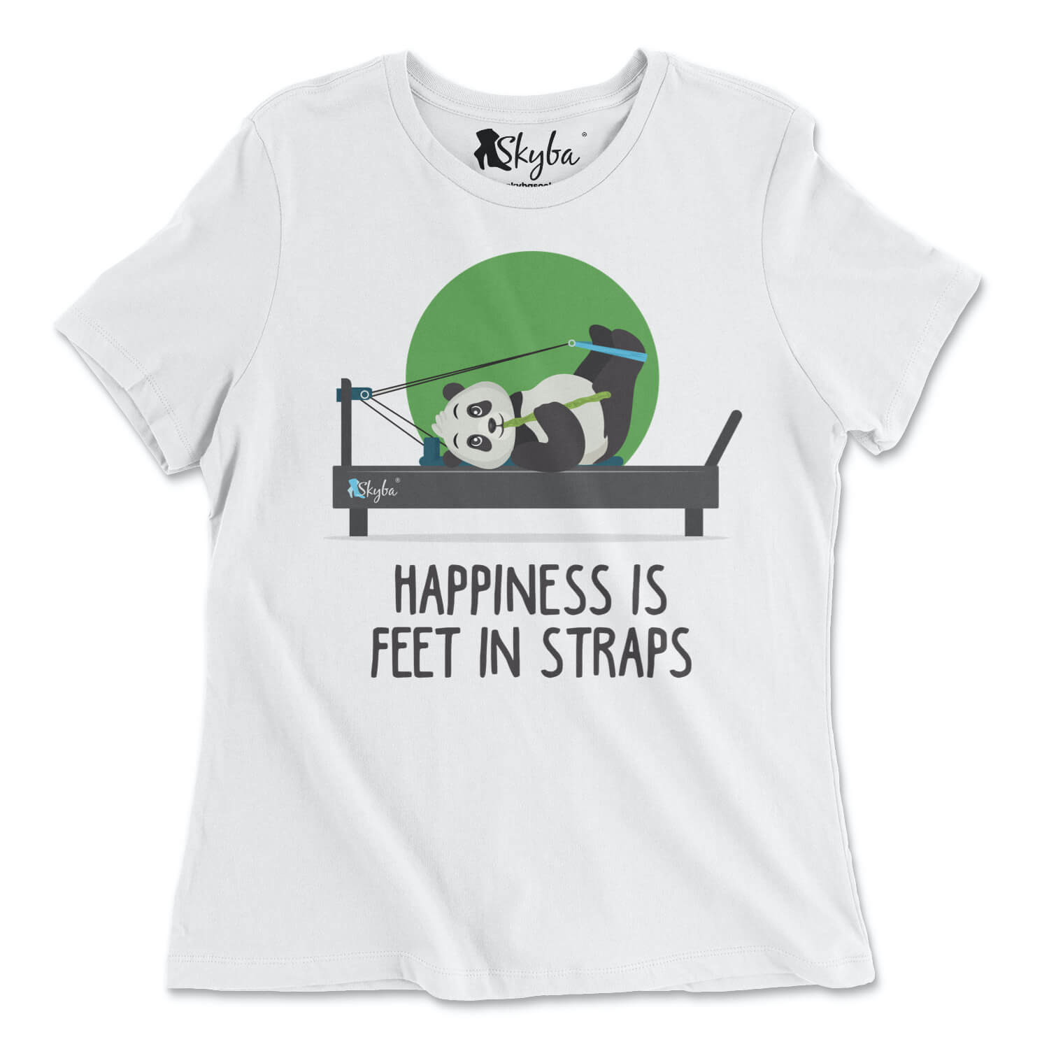 Happiness is Feet in Straps Panda on Pilates Reformer - Classic Tee