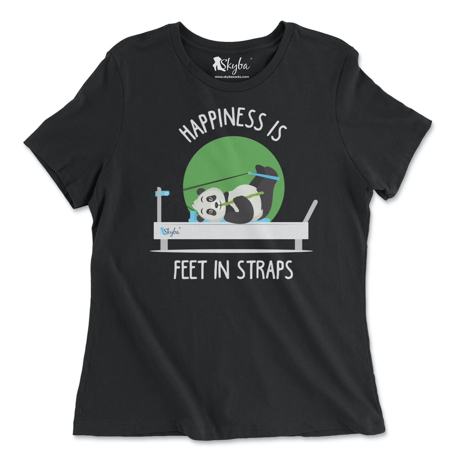 "Happiness is Feet in Straps" Panda Reformer - Classic Tee Skyba T-Shirt