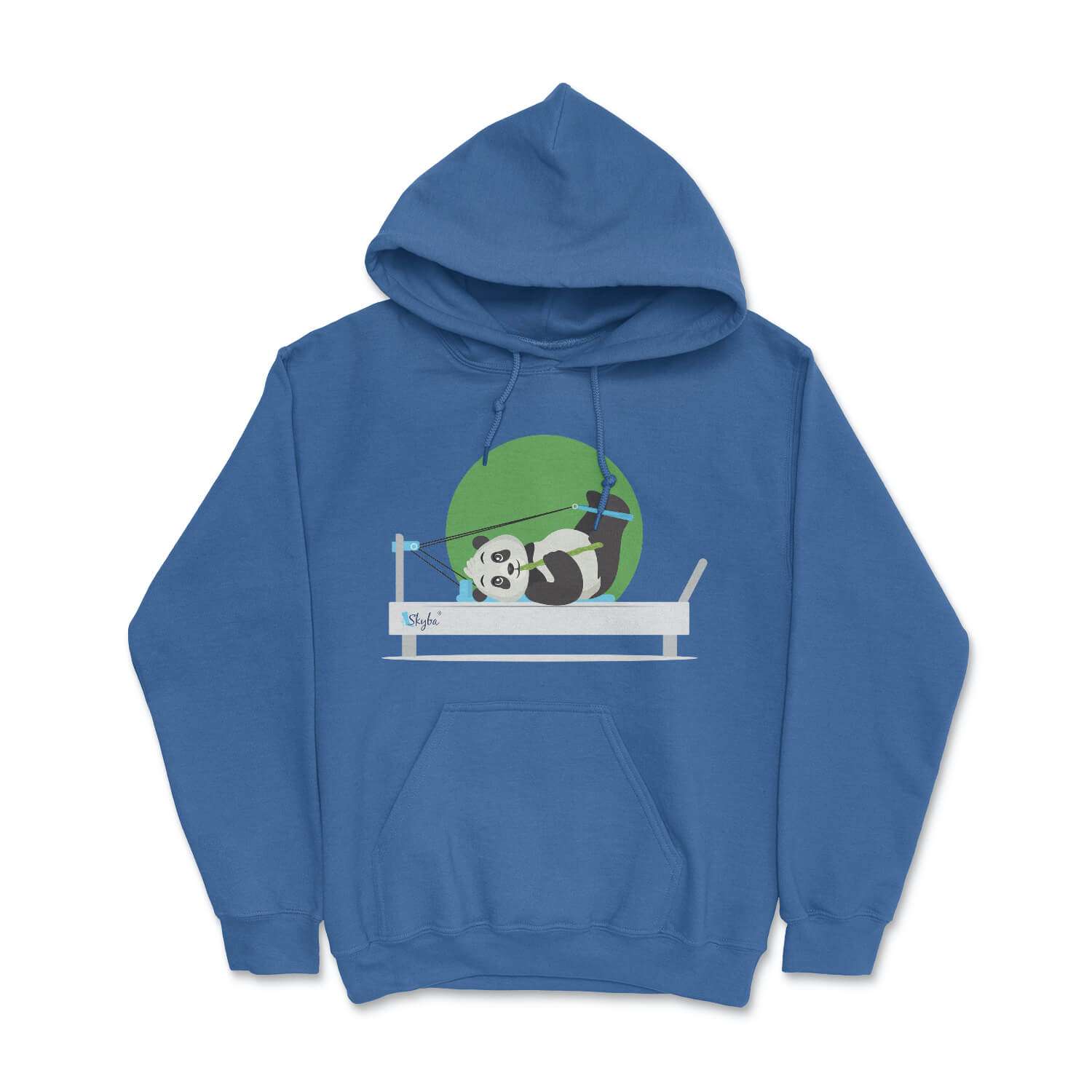 Hungry Panda on Reformer - Cozy Hooded Sweatshirt Skyba Hoodie