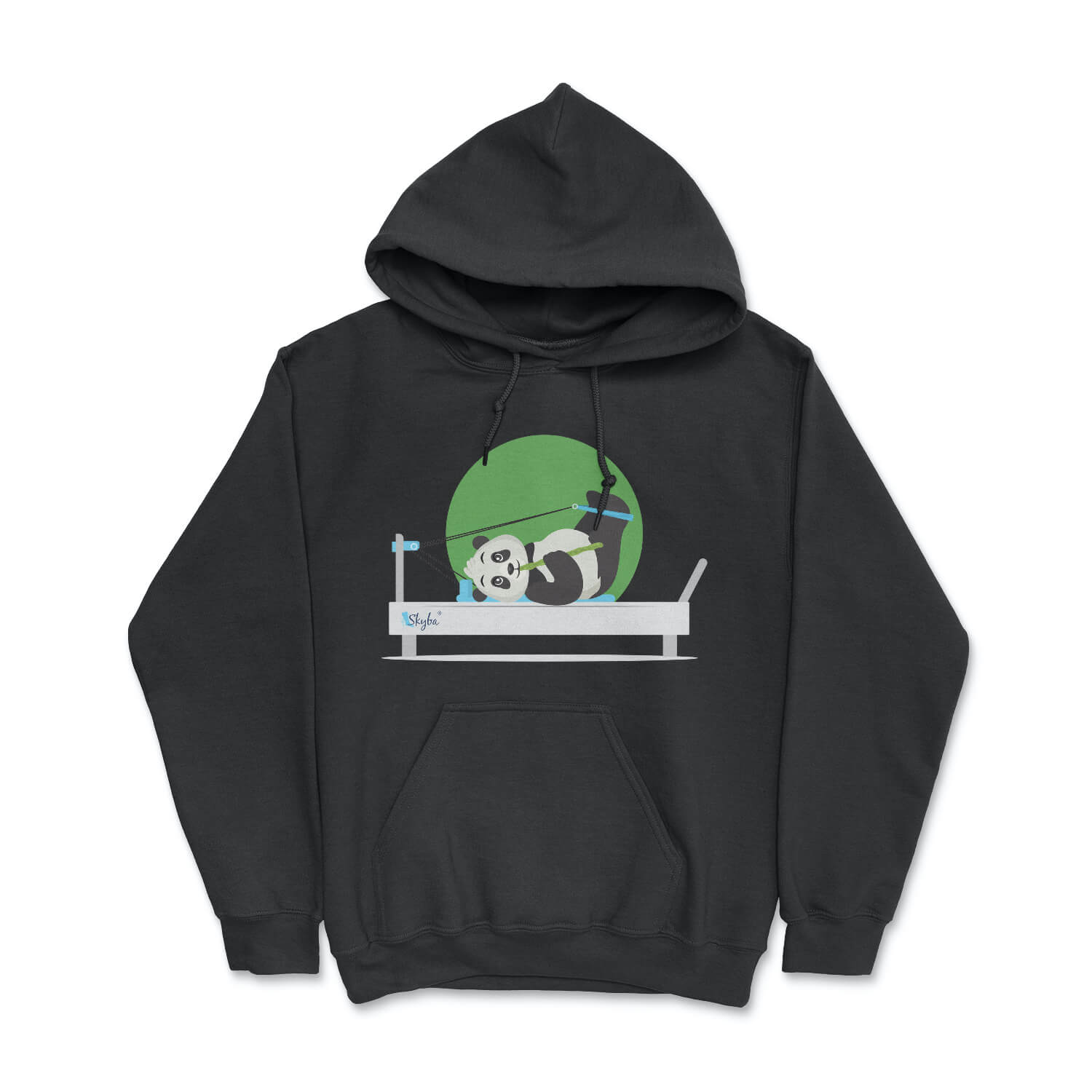 Hungry Panda on Reformer - Cozy Hooded Sweatshirt Skyba Hoodie