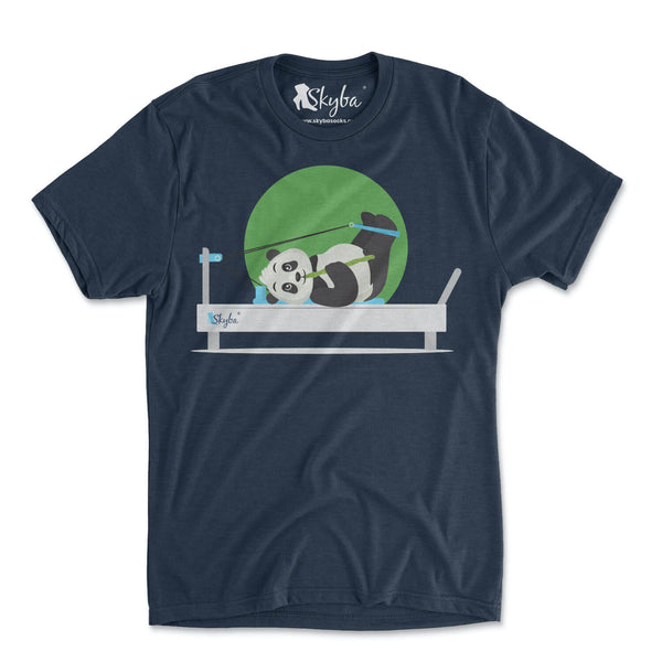 Hungry Panda on Reformer - Tri Blend Tee Skyba Tri-Blend Tee