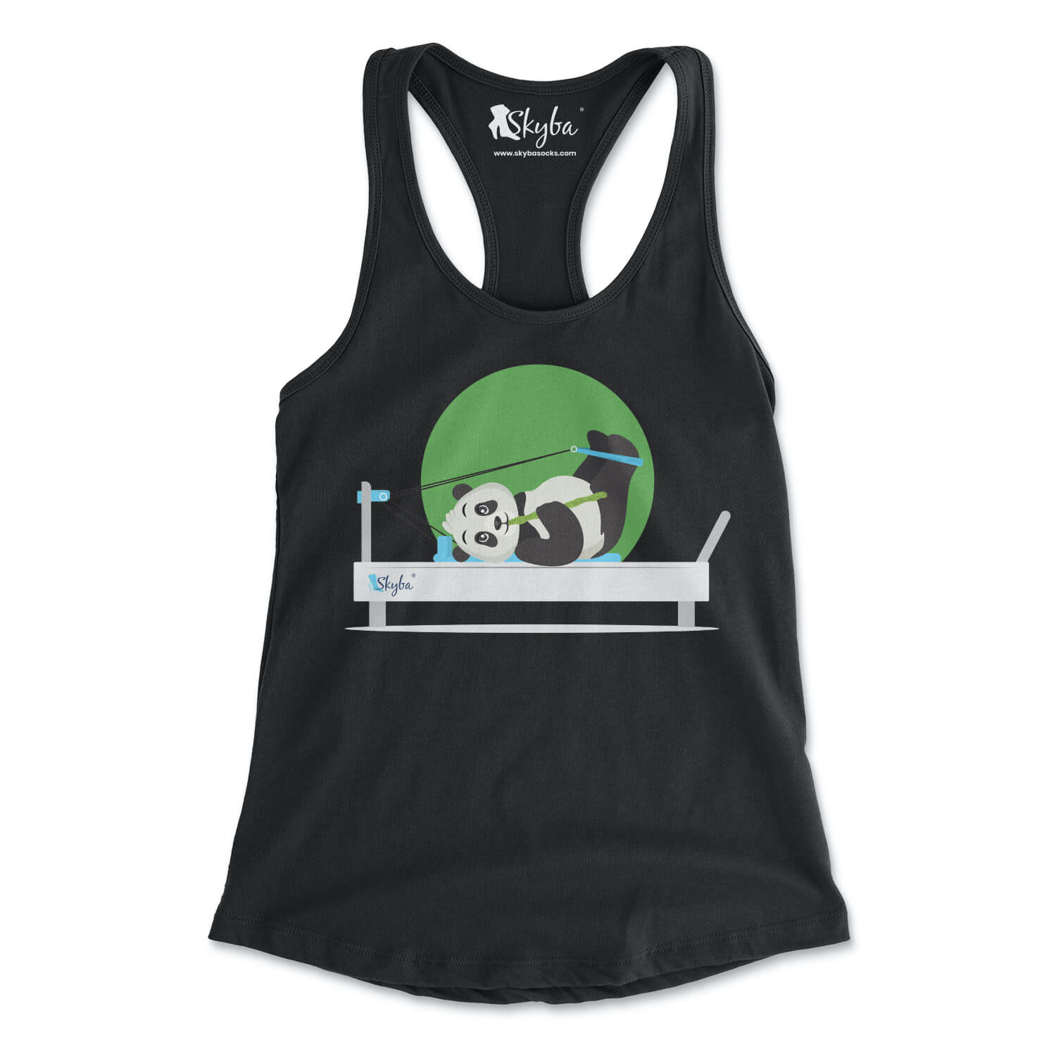 Hungry Panda on Reformer - Women's Slim Fit Tank Skyba Tank Top