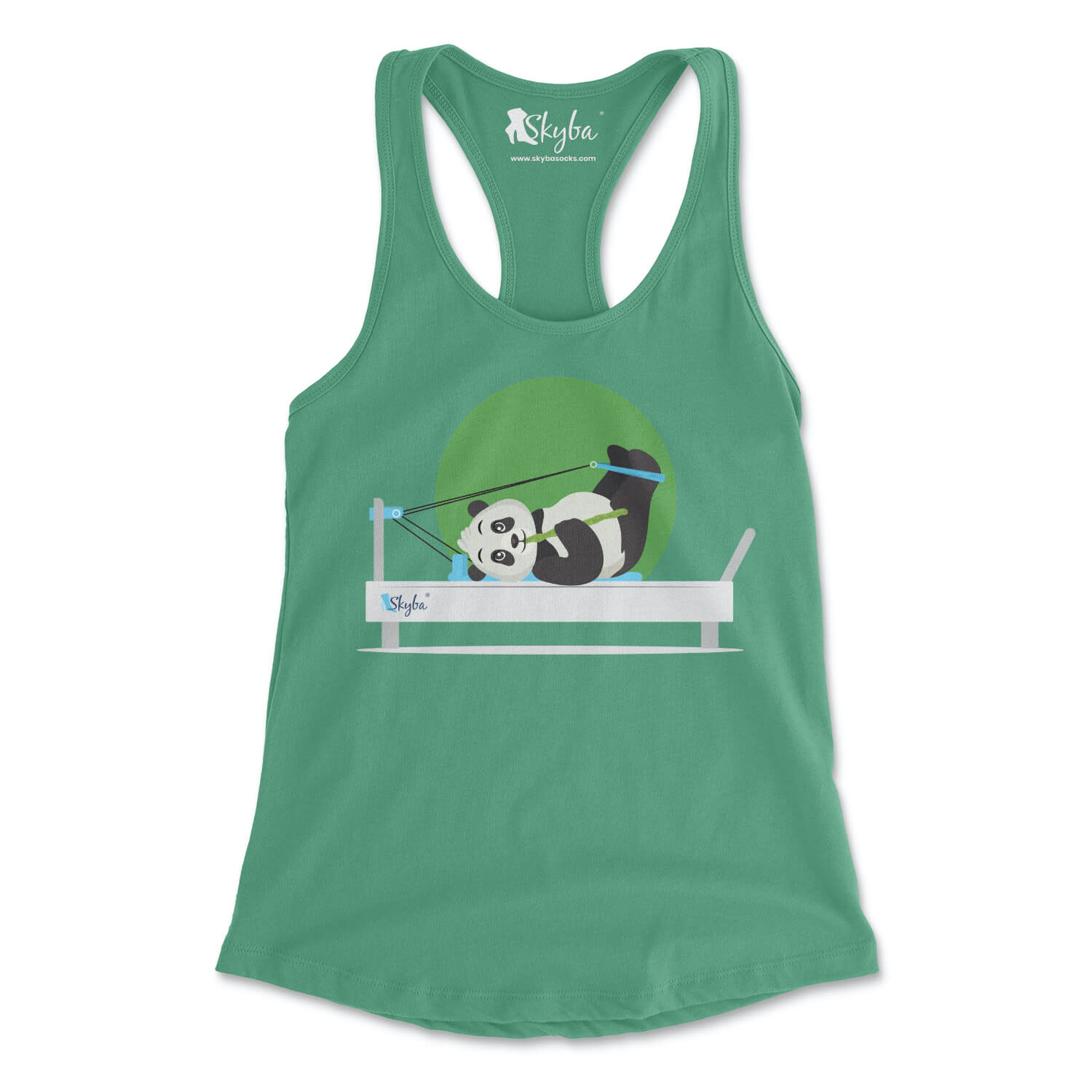 Hungry Panda on Reformer - Women's Slim Fit Tank Skyba Tank Top
