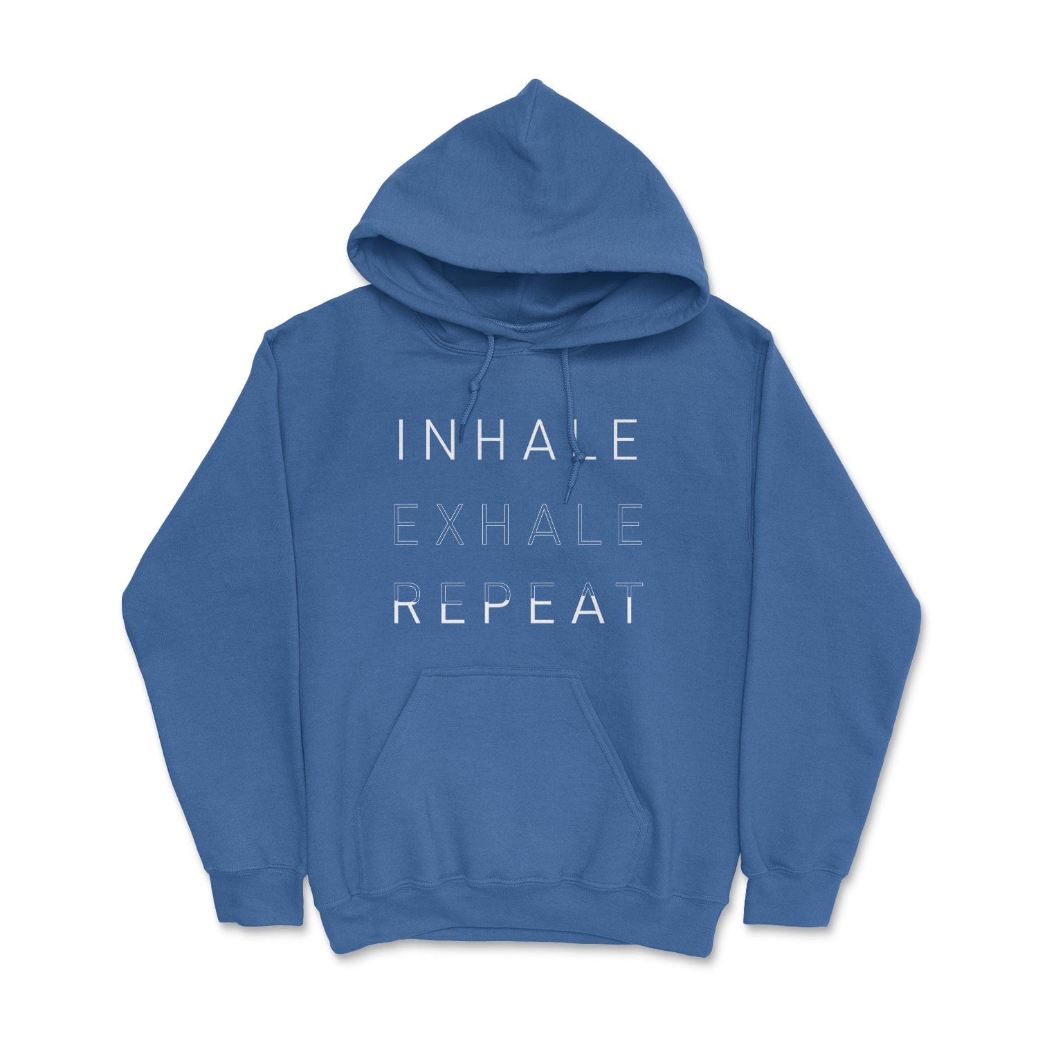 "Inhale Exhale Repeat" Pilates Principles - Cozy Hooded Sweatshirt Skyba Hoodie