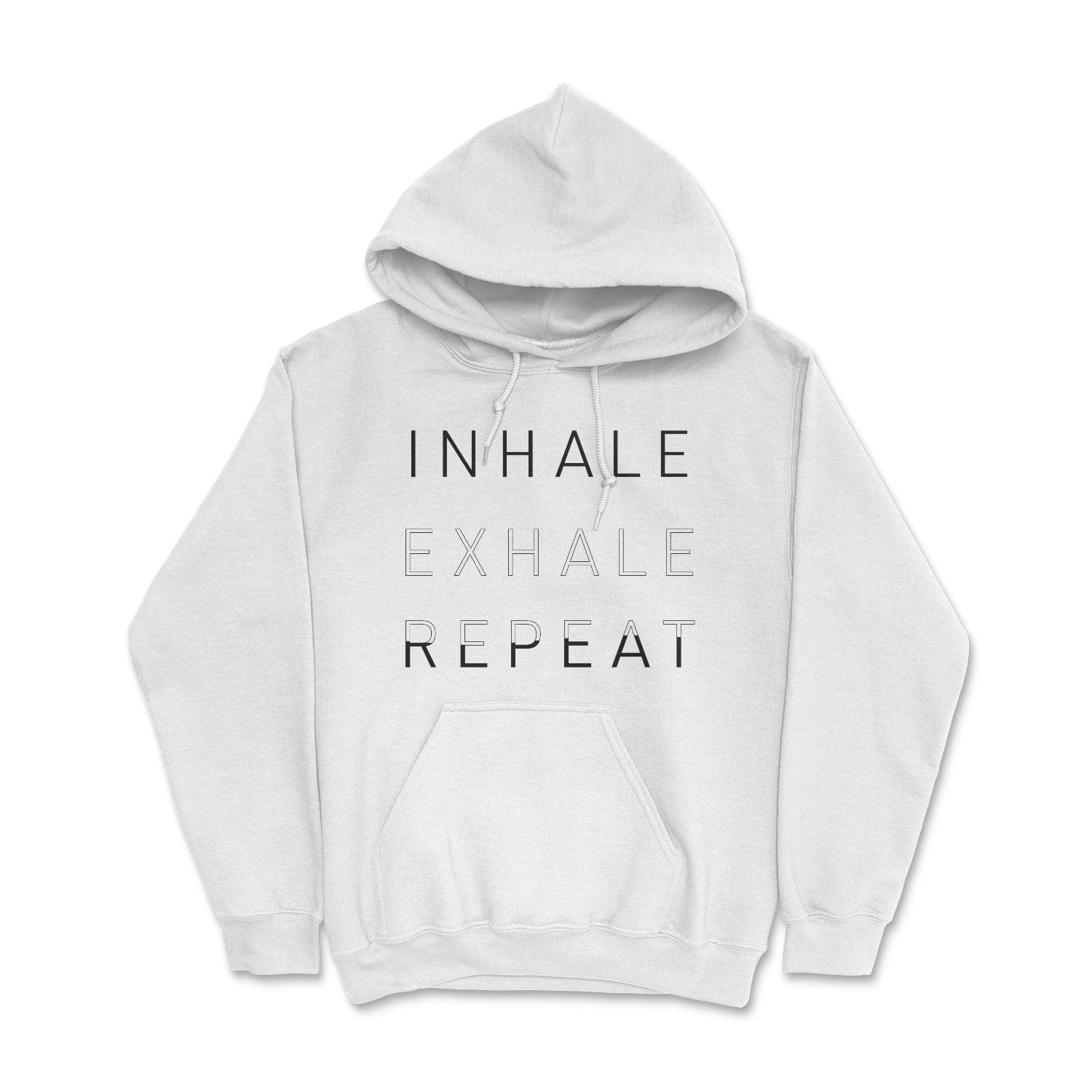 "Inhale Exhale Repeat" Pilates Principles - Cozy Hooded Sweatshirt Skyba Hoodie