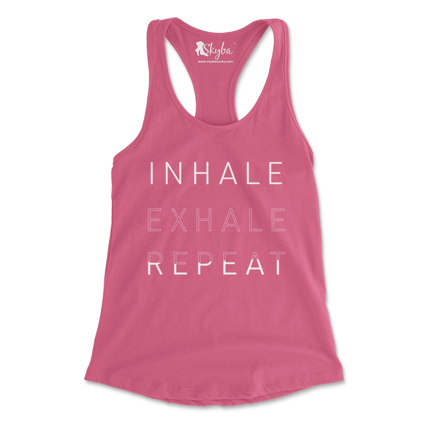 "Inhale Exhale Repeat" Pilates Principles - Slim Fit Tank Skyba Tank Top