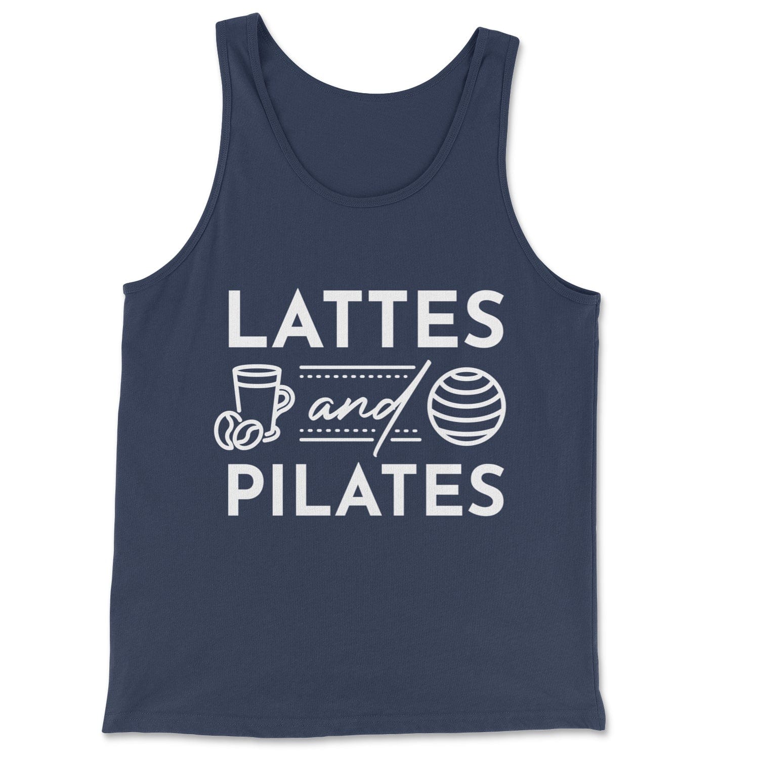 Lattes and Pilates - Classic Tank Skyba Print Material