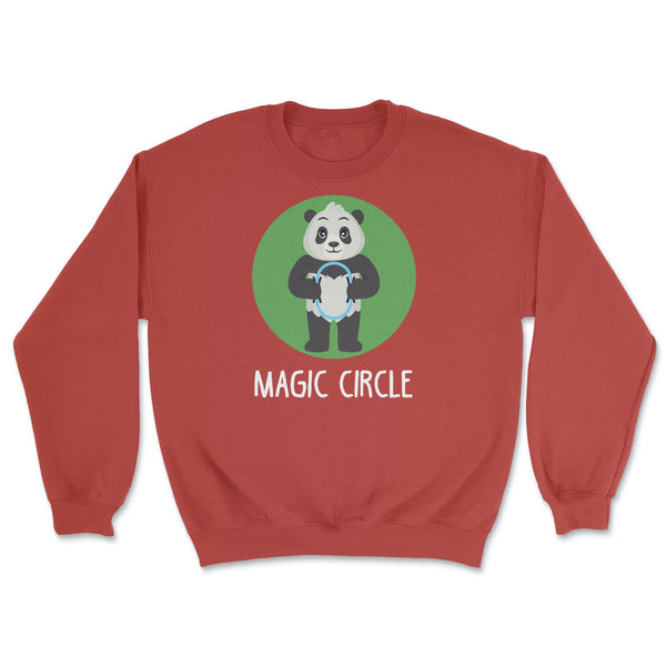 Panda Magic Circle - Cozy Crewneck Sweatshirt Skyba Sweatshirt