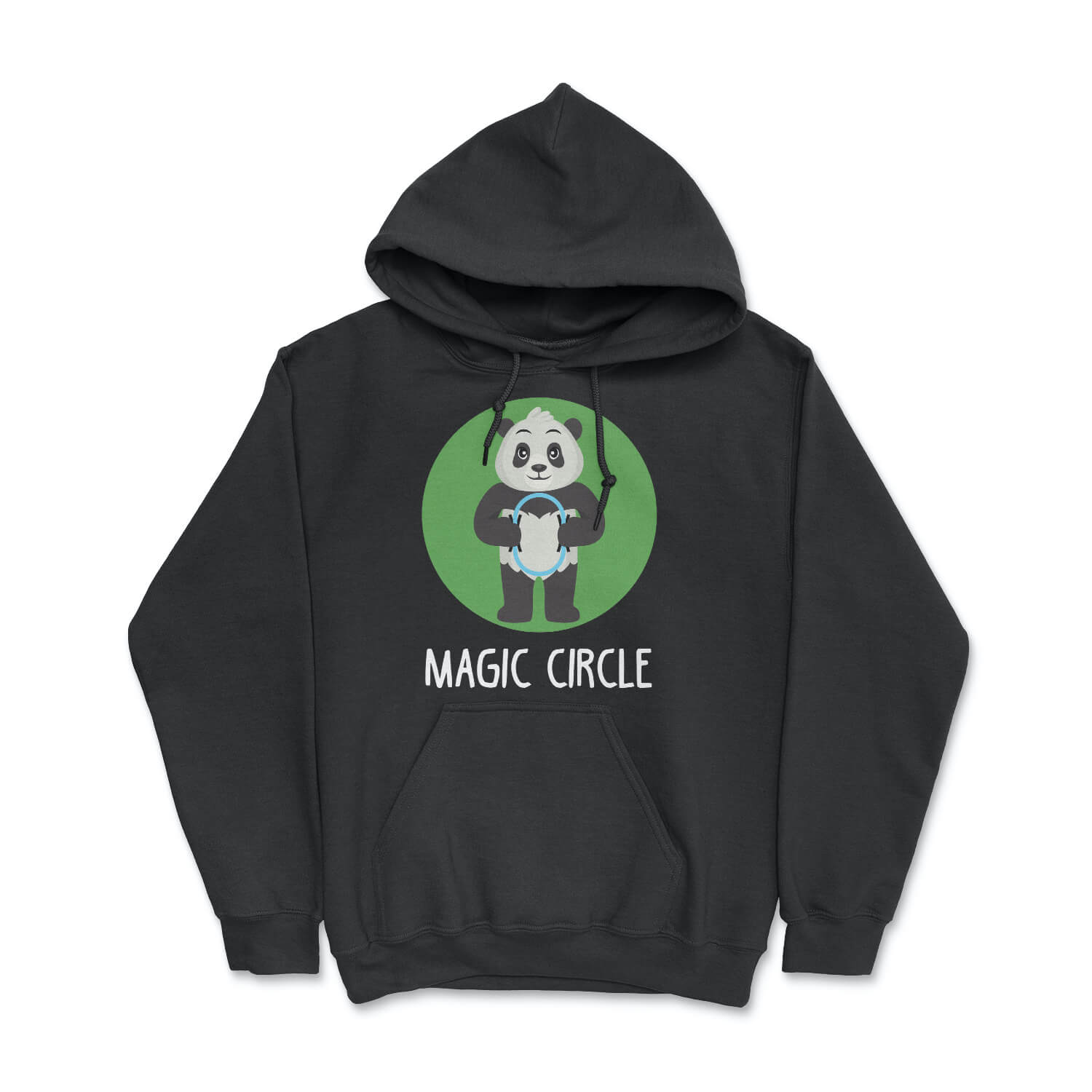 Panda Magic Circle - Cozy Hooded Sweatshirt Skyba Hoodie