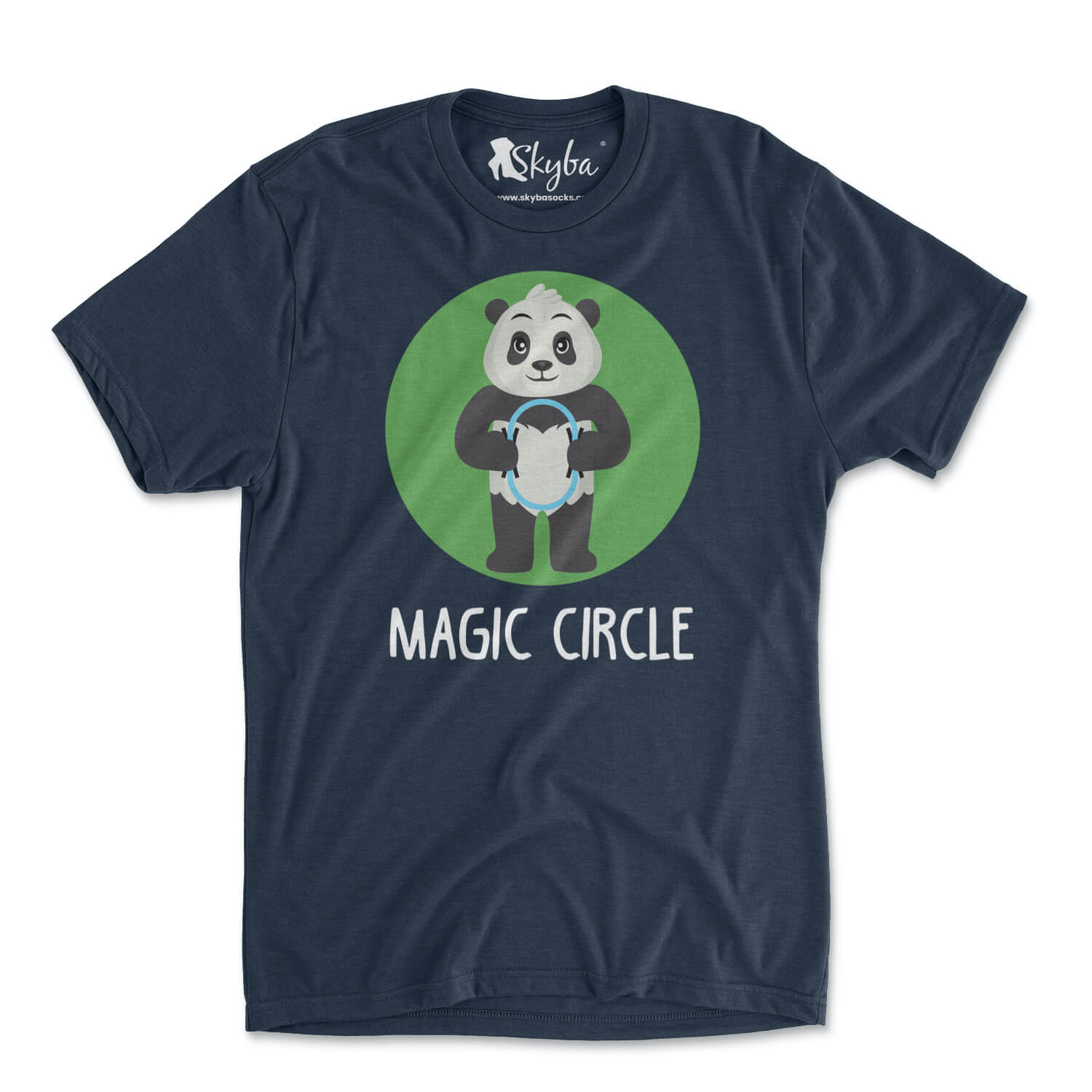 Panda Magic Circle - Tri Blend Tee Skyba Tri-Blend Tee