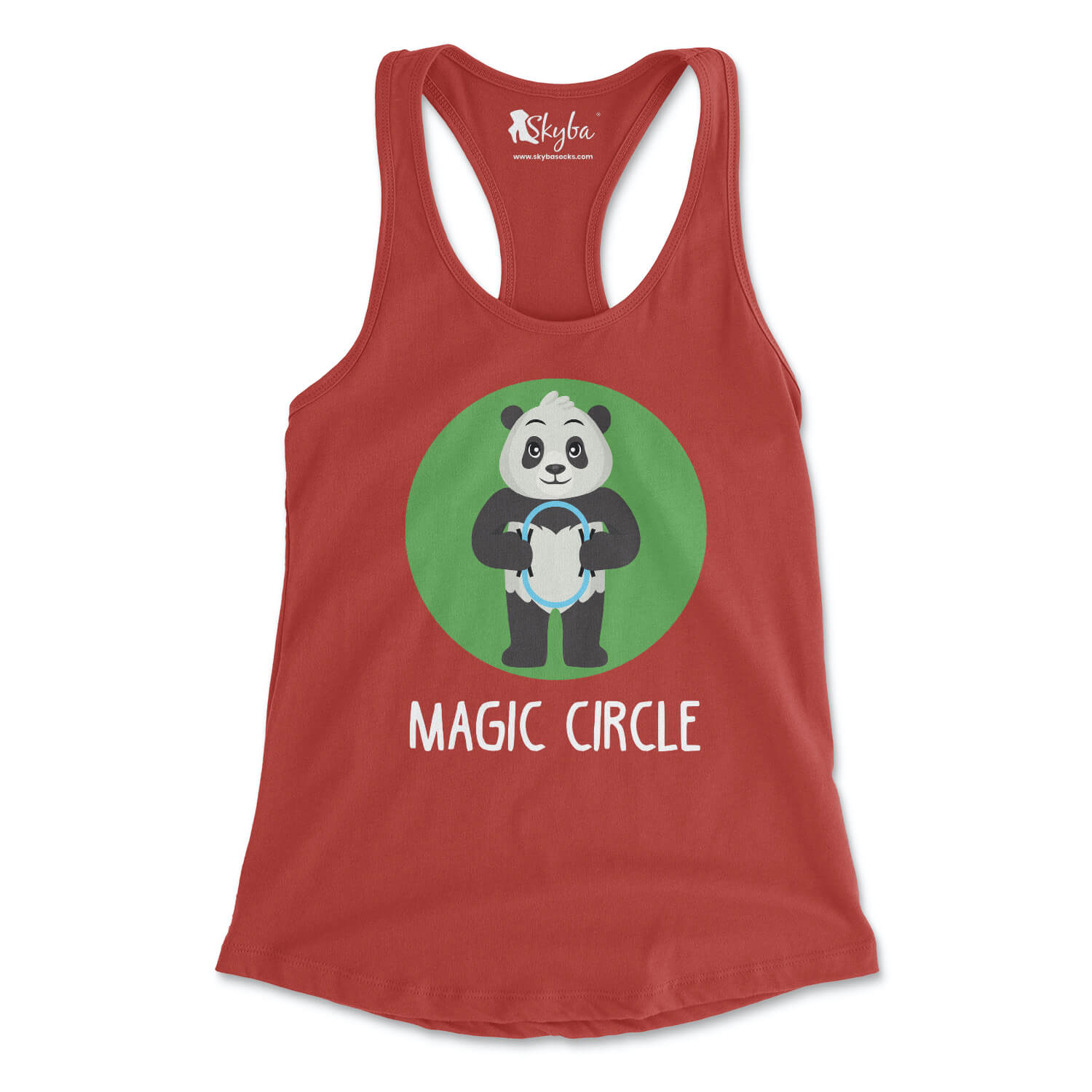 Panda Magic Circle - Women's Slim Fit Tank Skyba Tank Top
