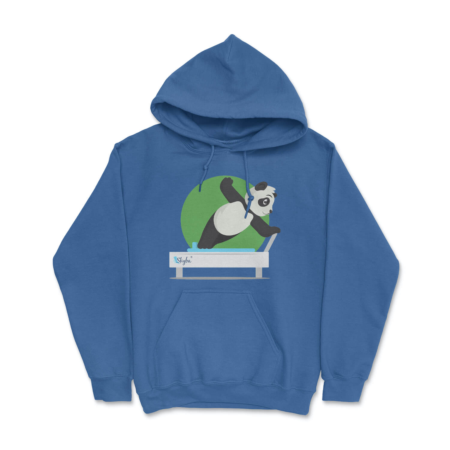 Panda Side Plank - Cozy Hooded Sweatshirt Skyba Hoodie