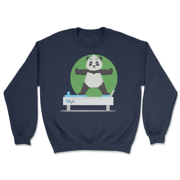 Panda Standing Side Split - Cozy Crewneck Sweatshirt Skyba Sweatshirt