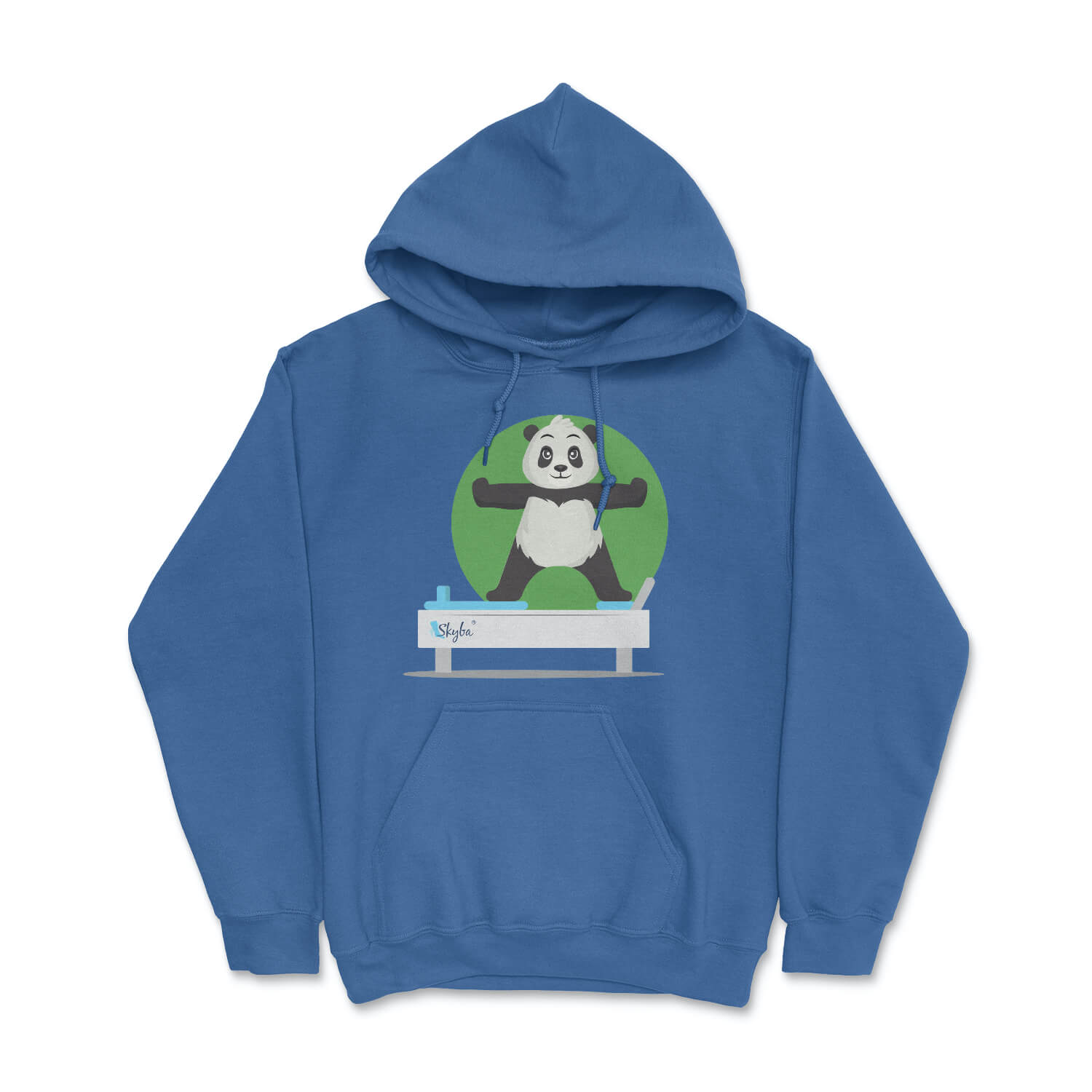 Panda Standing Side Split - Cozy Hooded Sweatshirt Skyba Hoodie