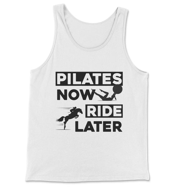 Pilates Now Ride Later - Classic Tank Skyba Print Material