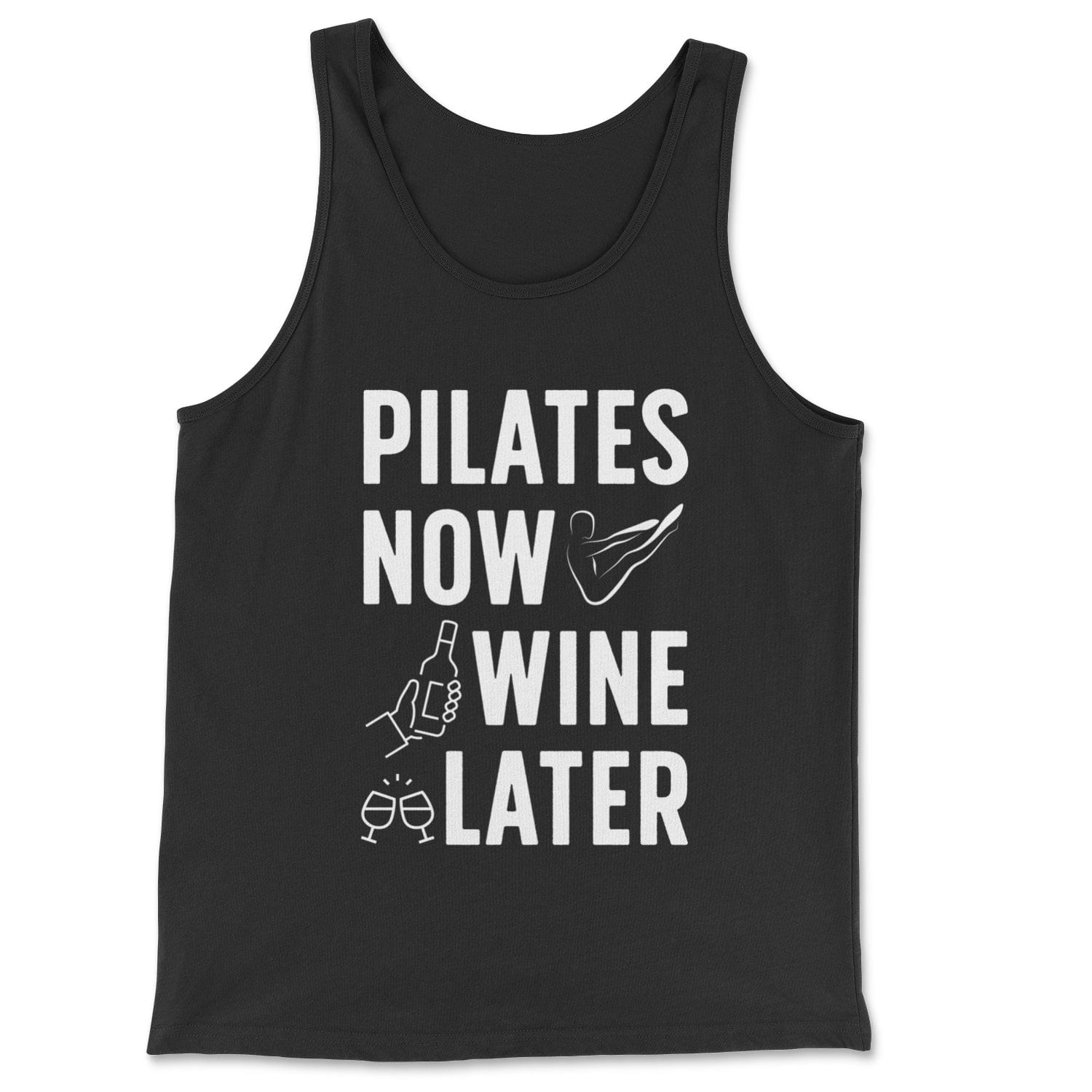 Pilates Now Wine Later - Classic Tank Skyba Print Material