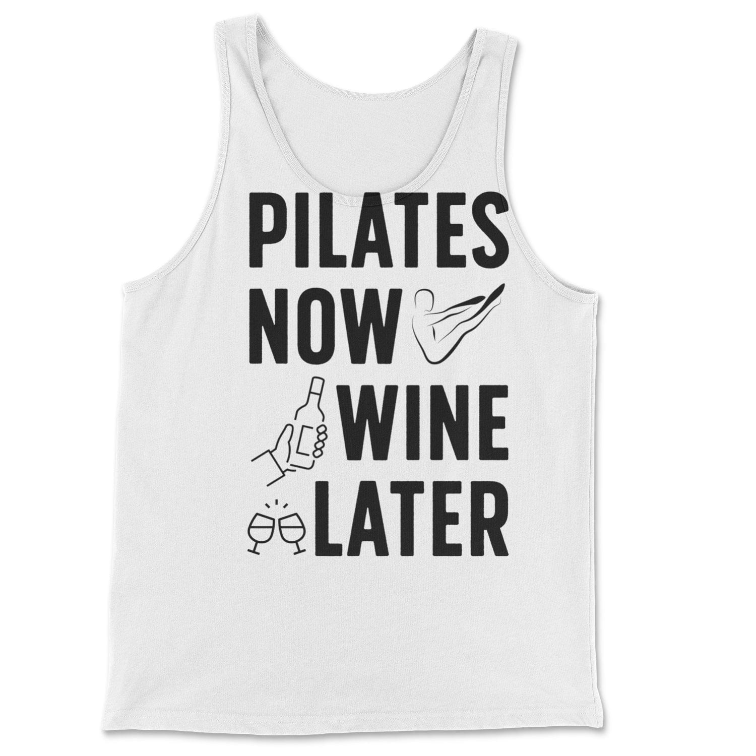 Pilates Now Wine Later - Classic Tank Skyba Print Material