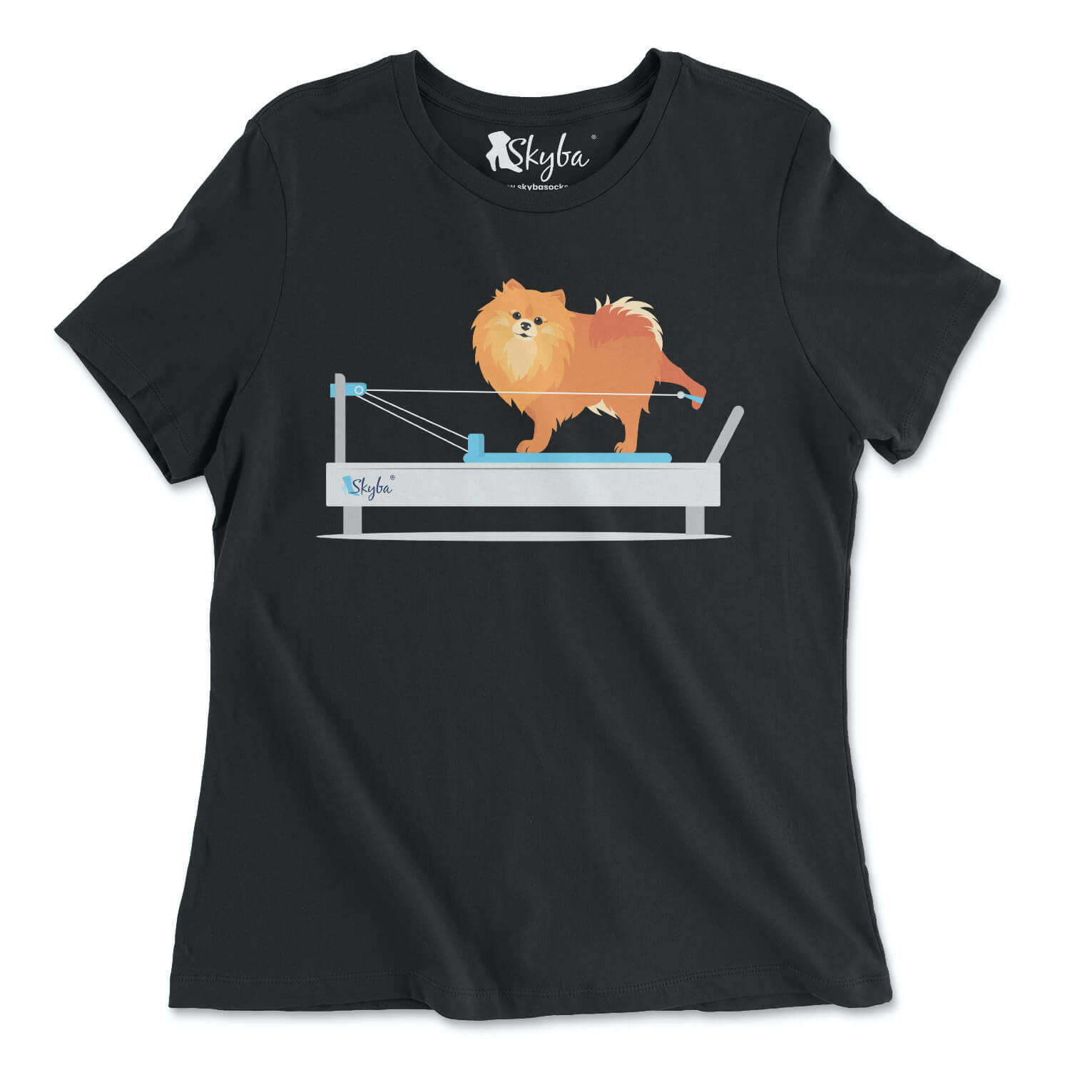 Pomeranian on Reformer - Classic Tee Skyba T-Shirt