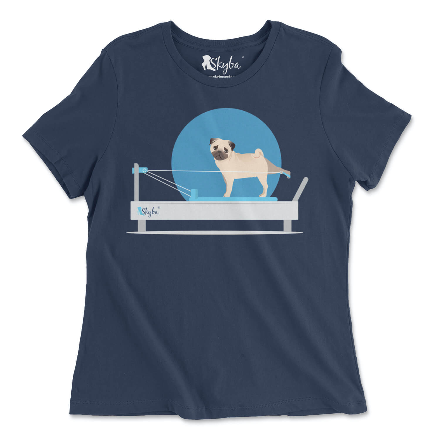 Pug on the Reformer - Classic Tee Skyba T-Shirt