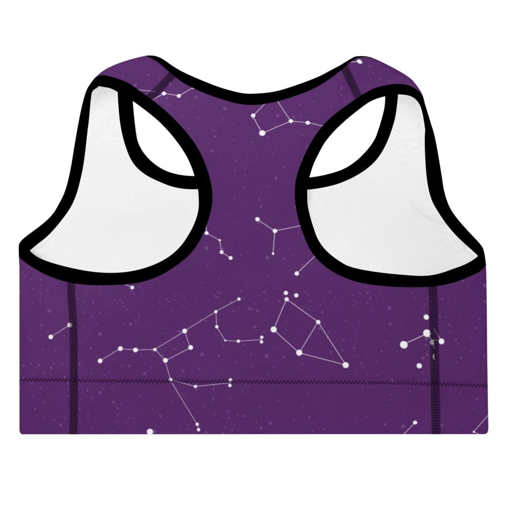 Purple Constellation - Padded Sports Bra Skyba Padded Sports Bra