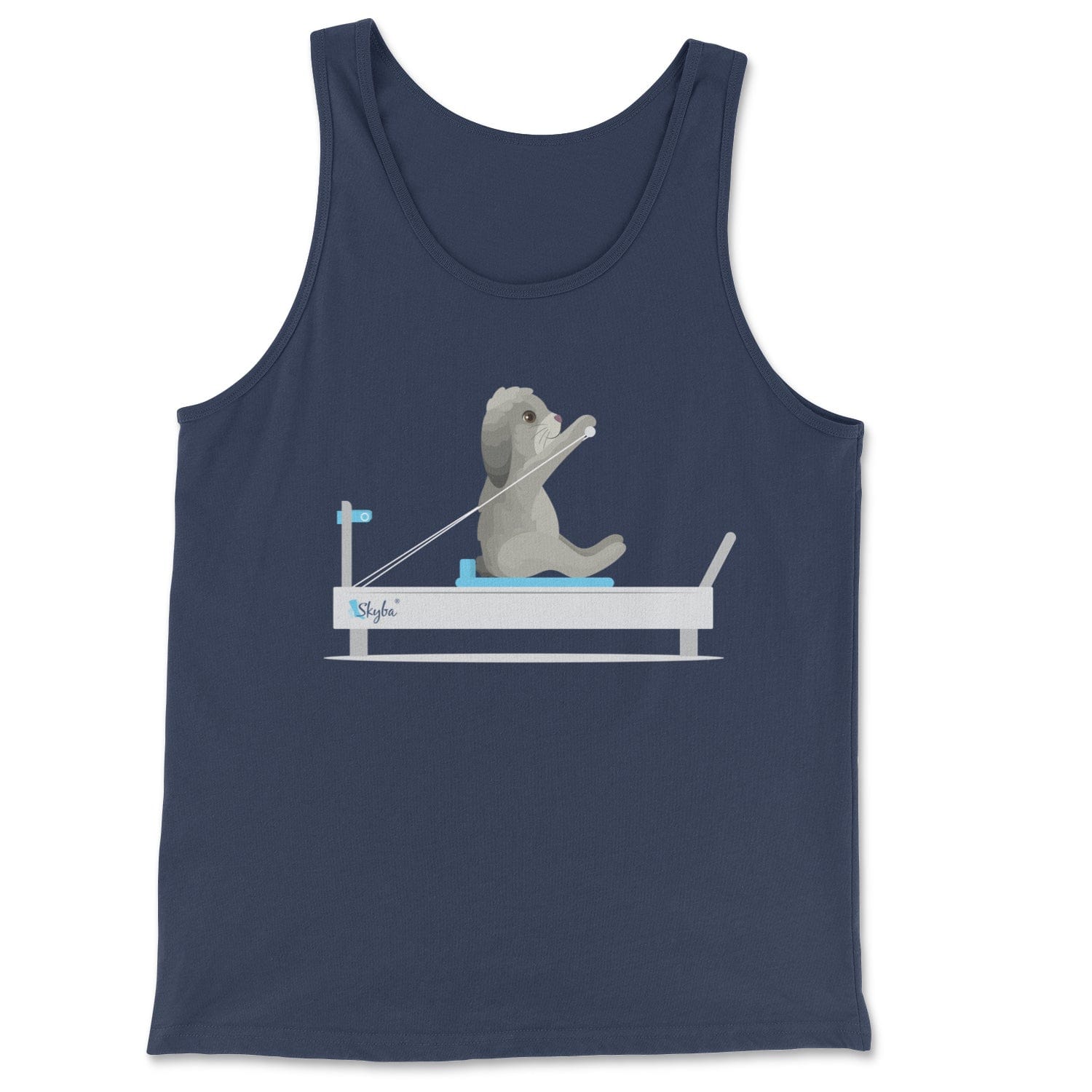 Rabbit on the Reformer - Classic Tank Skyba Print Material