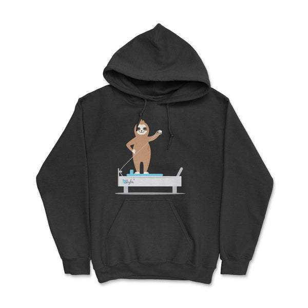 Sloth on the Reformer - Cozy Hooded Sweatshirt Skyba Hoodie